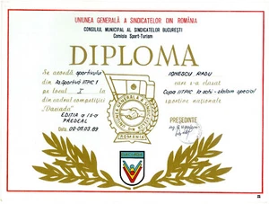 Romania, 1989, Communist Propaganda Diploma - Daciada - RSR - Picture 1 of 1