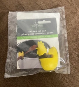 Zorro Run Silicona Olla Pollo Sartén Clip - Cuchara Utensilio Cuchara Soporte Espátula Descanso - Imagen 1 de 5
