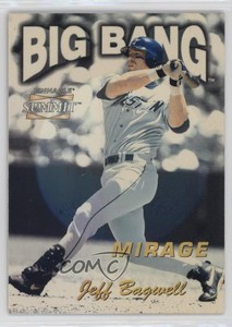 1996 Pinnacle Summit Big Bang Mirage /600 Jeff Bagwell #7 HOF