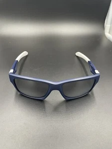 Oakley Jupiter Squared Matte Navy w/ Chrome Iridium Lenses - Picture 1 of 12