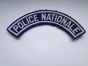 Aufnäher  Police  Nationale   ca 11x2cm mit klett ohne Gegenstück - Picture 1 of 1