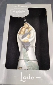 Nikolaus Quadrat Engel Frieden Liebe Spiritueller Weihnachtsschmuck Kohls Neu - Bild 1 von 7