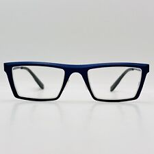 THEO Belgium eyeglasses Men Ladies Angular Blue Pure Titanium Mod brasco 752 New