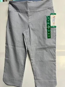 S.C. & CO. 360 Degree Tummy Control Capri- Petal Slit 22" Inseam- Size 12 - Picture 1 of 2