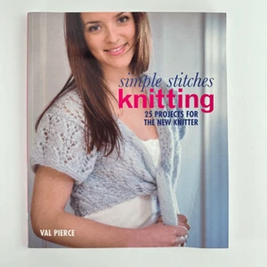 Simple Stitches Knitting book by Val Pierce (Paperback) - Picture 1 of 9