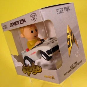 Captain Kirk Star Trek TOS 50th Anniversary Squeelys Vinyl Figurine Hallmark NEW - Picture 1 of 6