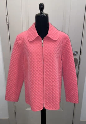 Chaqueta Blazer ESPIRIT TALLA XL Mujer Rosa Acolchada Bolsillos Foto 1 de 4