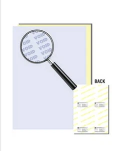 Security Paper, Blue/Canary 21lb 2-Part Carbonless, 8.5"x 11"- 250 Shts/125 Sets - Picture 1 of 1