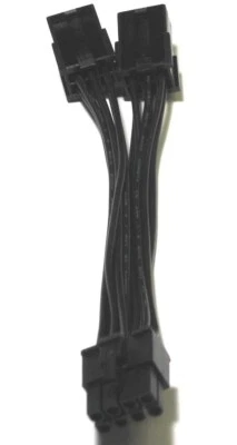 ATX PSU Cable 8-Pin PSU To 6+6 Pin PCI-E Black - Image 1 of 4