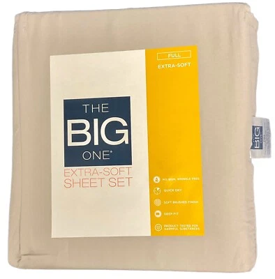 Juego de sábanas completo The Big One extra suave juego de sábanas de 4 piezas gris nuevo Foto 1 de 2