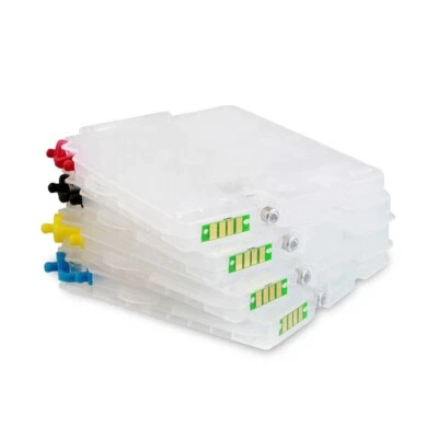 4PC/SET Empty Ink Cartridge for Ricoh GC41 GC21 GC31 GX7500 GX7000 IPSIO G7570 - Image 1 of 3