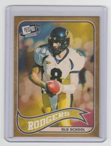 Tarjeta de novato Aaron Rodgers 2005 Press Pass SE "Old School" #17/27 SP RC Cal Bears - Imagen 1 de 2