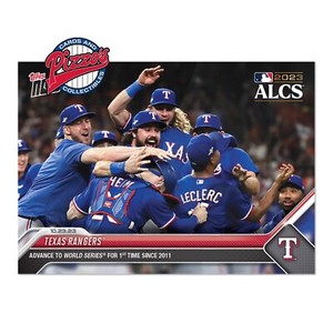Texas Rangers ALCS Champions 2023 MLB TOPPS NOW Card 1039 Presale