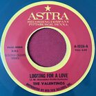 THE VALENTINOS~LOOKING FOR A LOVE~SOUL 45 GREEN COLOR VINYL ASTRA PITTSBURGH, PA