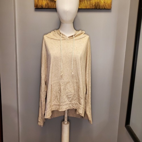 OFF WHITE Felpa con cappuccio manica lunga Relativity crema maculata maculata XL