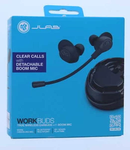 Jlab Work Buds True Wireless Earbuds With Boom Mic (Black) - Picture 1 of 2