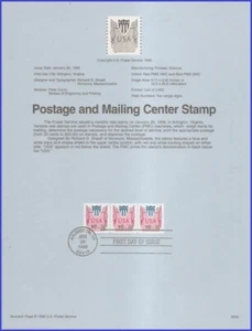 USA7 #CVP33 U/A SOUVENIR PAGE FDC STR3 32c. Shield Coil - Imagen 1 de 1
