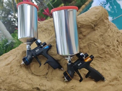 Devilbiss Dv1 Clear Coat & Base Coat Digital Gun 704521 704504 W/Cups ✅SEALED - Image 1 of 4