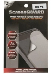 HTC M8 ScreenGUARD Screen Protector - 2 Pack - Retail Package - Picture 1 of 2