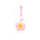 Flower Shape Coin Wallet with Key Chain Nipple Case Baby Pacifier Box  Outdoor