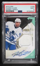 2010-11 SPx Rookie Auto Jersey /499 Nazem Kadri #193 PSA 9 MINT Rookie Auto RC