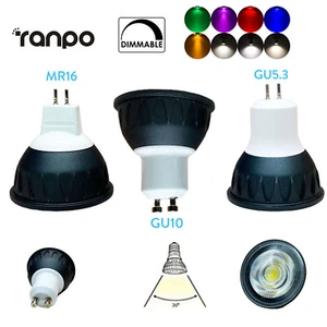 10w Dimmable Led Spotlight Bulb Cob Spot Lights Decoration For Home 12v 24v 220v - Picture 1 of 16