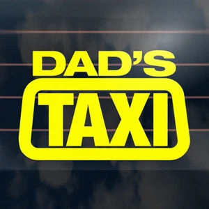 DADS TAXI Sticker 170mm dad baby family car window decal - Picture 1 of 1