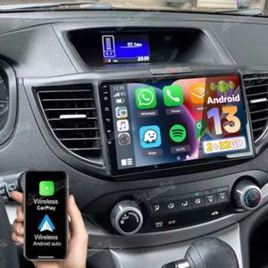 Radio CRV para Honda 2012-2016 Apple Carplay Android 13 estéreo de coche GPS navegación WIFI - Imagen 1 de 24