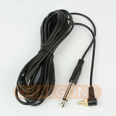 DSLRKIT 5M 16ft 6.35mm 6.3mm (1/4“) to Male PC Sync FLASH Cable w Screw Lock - Image 1 of 3