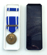 Genuine NATO Medal & Ribbon Former Yugoslavia Made in Belgium Cold War Era