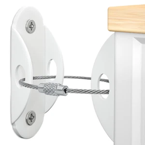 Anclajes para muebles (paquete de 10) para impermeabilización de bebés, correas para muebles anti punta Furnitu - Imagen 1 de 12