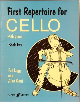 First Repertoire for cello with piano Book 2 by Pat legg and Alan Gout - Image 1 of 2
