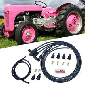 Car Spark Plug Wire Set Metal Copper Core Spark Plug Wire Set for Ford 2N 9N 8N - Picture 1 of 8