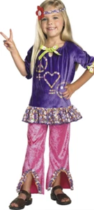 Hippie Girl Child Costume Large 4-6 yrs - Picture 1 of 1