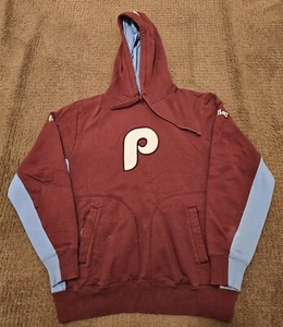Majestic MLB Cooperstown Collection PHILADELPHIA PHILLIES Retro Men's HOODIE - M - Picture 1 of 15