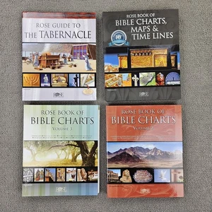 Rose Publishing Book Lot of 4 Tabernacle, Bible Maps, Charts Volume 2 & 3 - Bild 1 von 18