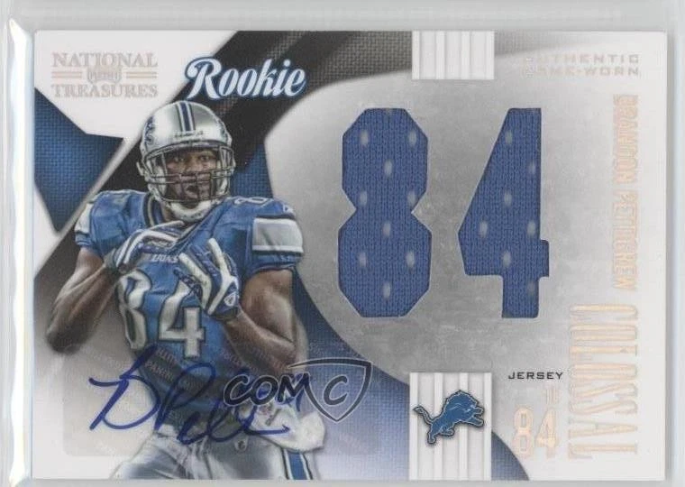 2009 Playoff National Treasures /50 Brandon Pettigrew #16 Auto RC - Image 1 of 2