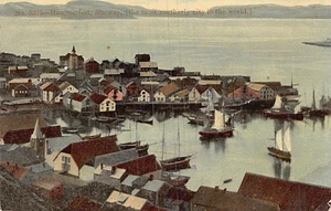 Postcard NORWAY: Panorama, Hammerfest,  DB 1910's, Unposted - Picture 1 of 2