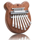 1 pc Wood Mini Thumb Piano 8 Keys Portable Kalimba Finger Piano for Beginners