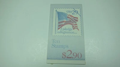 U.S. 1992" I Pledge Allegiance "Stamp Booklet. Scott# BK195 (10 of Scott # 2593) - Image 1 of 2