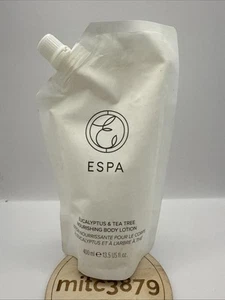 ESPA Eucalyptus and Tea Tree Body Lotion 400ml Nourishing - Picture 1 of 11