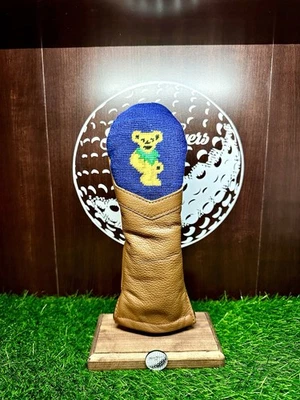 New Smathers & Branson Grateful Dead Bear Needlepoint Hybrid Headcover - Image 1 of 2