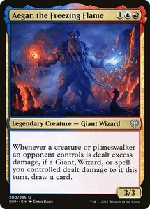 Aegar, the Freezing Flame , Kaldheim , #200 MTG Uncommon - Picture 1 of 1