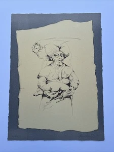 MARTIN MARIO DEL CAMPO LITHOGRAPH FAMOUS MEXICAN SURREALIST RARE SIGNED LIMITED - Picture 1 of 16