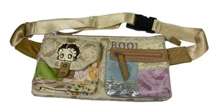 Betty Boop Fanny Pack Purse 12”x6” Gold 2008 Unique! - Picture 1 of 21