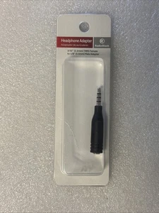 Radio Shack 2.5mm TRRS Female to 3.5mm Male Headphone Adapter, 274-0089. New! - Picture 1 of 3