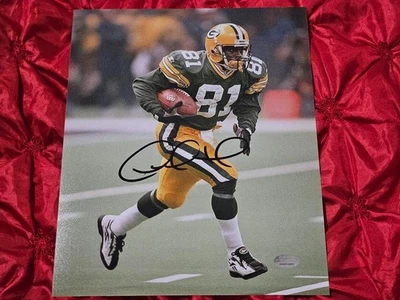 FOTO 8X10 AUTOGRAFIADA A MANO DE DESMOND HOWARD #81 GREEN BAY PACKERS CON CERTIFICADO DE AUTENTICIDAD Foto 1 de 4