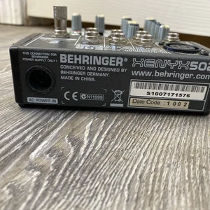 Behringer XENYX 502 Premium 5 Input 2 Bus Mixer (No Power Supply)  un Tested - Picture 1 of 13