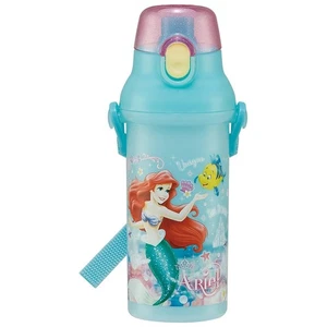 Skater Kinder Kunststoff Trinkflasche 480ml One Push Lightweight Disney Ariel 24 PSB5 - Bild 1 von 8