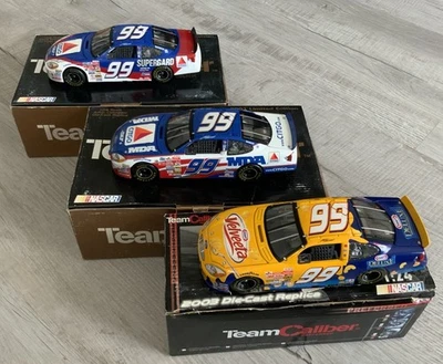 Tres Jeff Burton #99 1/24 Lote 01 MDA Citgo Ford 03 Velveeta Taurus Team Calibre Foto 1 de 4